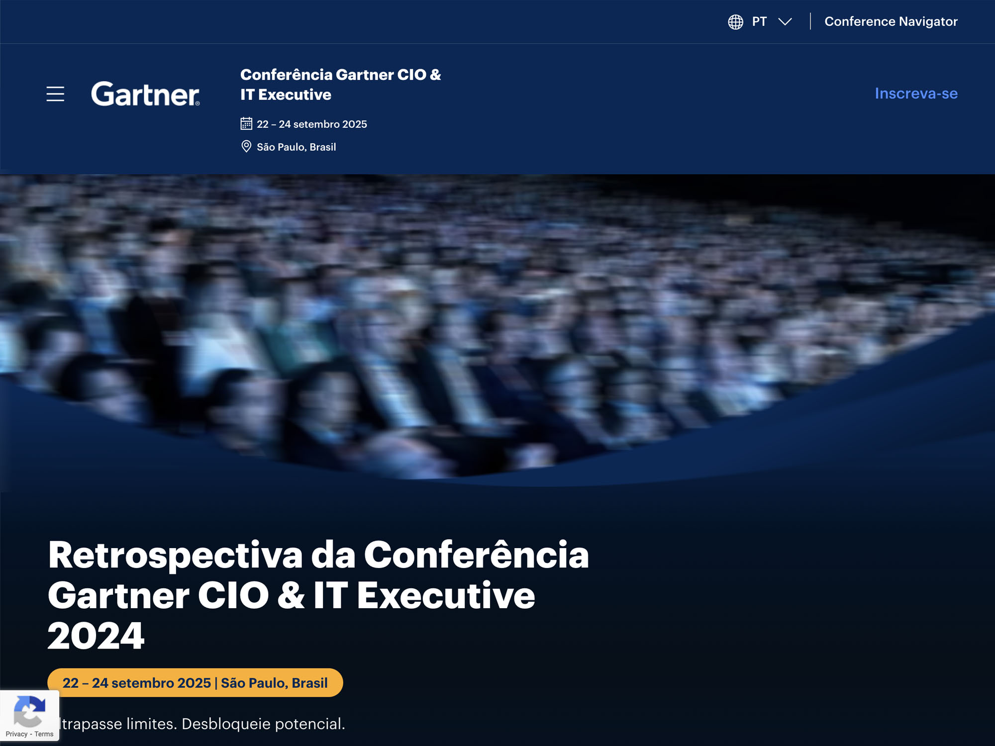 Retrospectiva da Conferência Gartner CIO & IT Executive 2024 screenshot