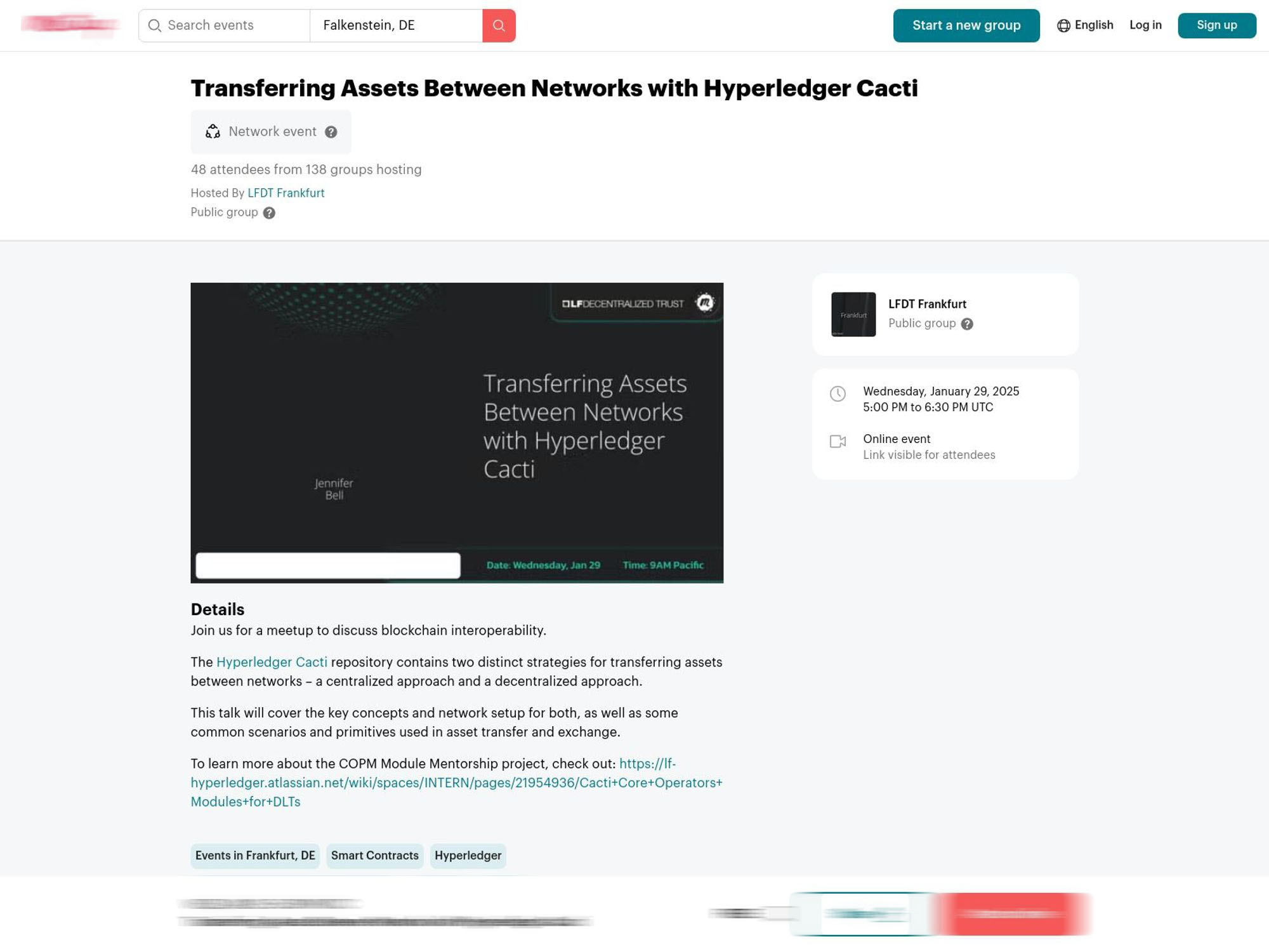 Transferring Assets Between Networks with Hyperledger Cacti screenshot