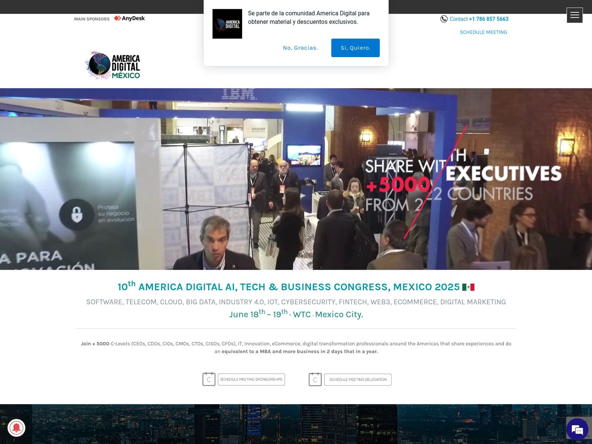 10th America Digital Tech & Business Congress screenshot