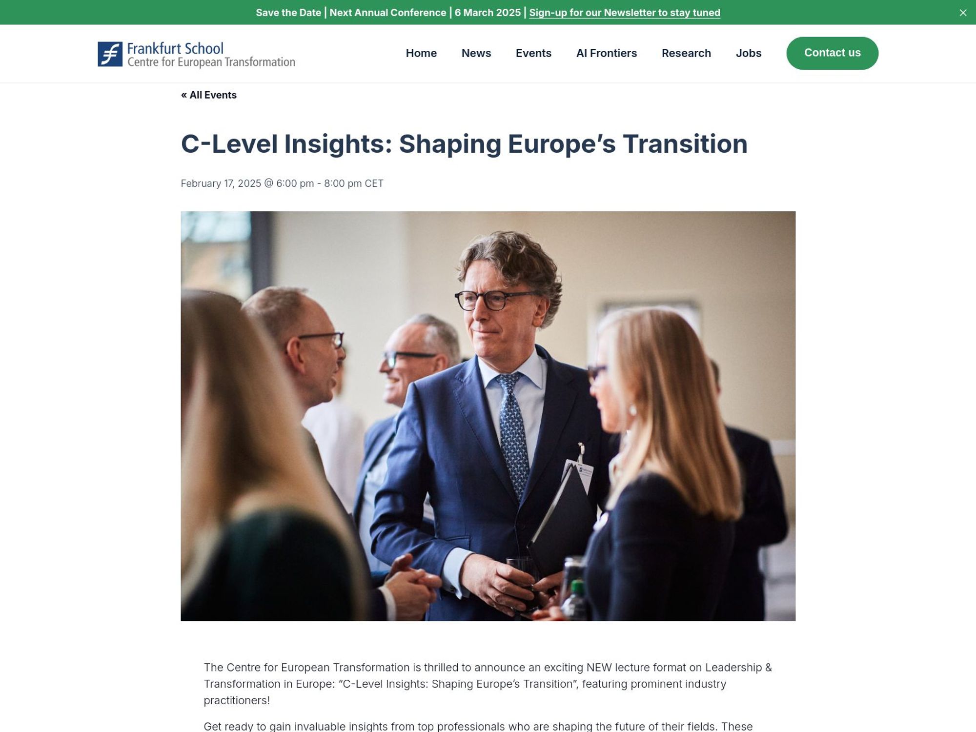 C-Level Insights: Shaping Europe’s Transition screenshot